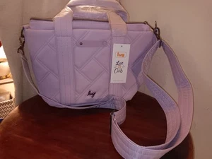 ❤️ Lug Life Sugarplumicepop Matte Luxe Dory Medium Crossbody Vegan Citron Purple - Picture 1 of 16