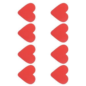  4 Pairs Non Slip Forefoot Protectors Self-adhesive Sole Pad Heart Shoe Grip - Picture 1 of 11