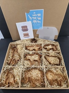 Juego de 9 cortadores de galletas de cobre Arca de Noé Martha By Mail 1 paloma oso caballo cordero - Imagen 1 de 13