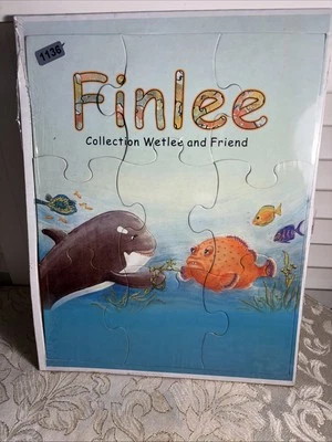 PUZZLES QUEBRA-CABEÇAS INFANTIL Bandeja de Quadro de Papelão GRANDE 9 PEÇAS Novo Raro COLECIONÁVEL - Imagem 1 de 4