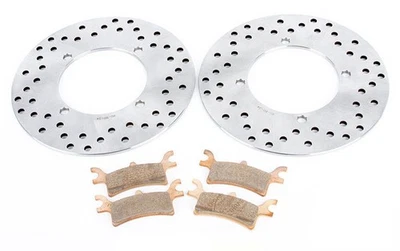 Polaris Sportsman 800 2012-2015 6x6 Forest rotores de freno trasero y pastillas Dty severas Foto 1 de 4