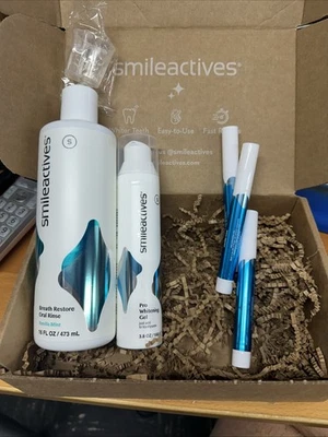 Smileactives  Pro Teeth Whitening 3.8 oz Gel & 3x Whitening Pen 16fl Oral Rinse - Image 1 of 4