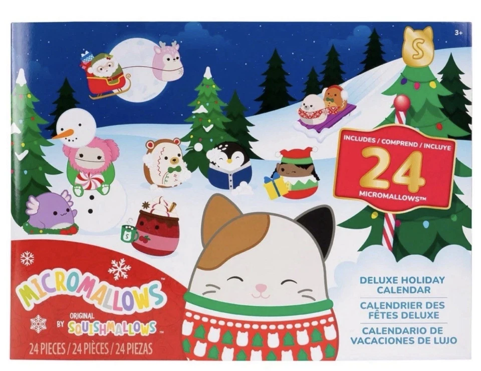 2025 Squishmallows Micromallows Advent Calendar - 24 Micro Plush - Jazwares NEW! - Image 1 of 1