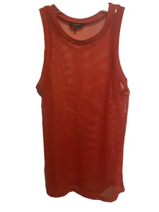 Canotta canotta uomo Ture trendy rete rossa elasticizzata taglia small nuova senza etichette - Foto 1 di 4