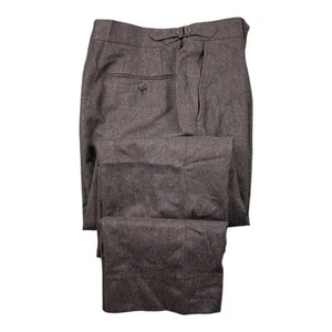 Pantalón Spier & Mackay Marrón Franela Lana Pestaña Lateral Medio Talla 33x30 - Imagen 1 de 6