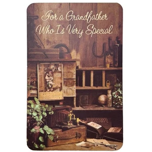 Unused Vintage 1982 American Greetings FATHER'S DAY Pop-Up Card FOR GRANDFATHER - Picture 1 of 6