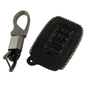 Ajuste para Acura RDX ILX MDX TLX Cuero 4 Botones Control Remoto Llavero Cubierta Estuche Cadena - Imagen 1 de 6
