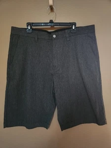Herrenshorts Volcom dunkelgrau neu ohne Etikett Größe 38 11 Schrittlänge vorne flach Baumwollmischung - Bild 1 von 6