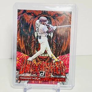 2022 Donruss Fernando Tatis Jr. Unleashed Pink Fireworks San Diego Padres UL-1 - Picture 1 of 2