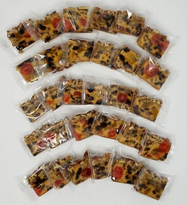 Jane Parker Classic Fruitcake Slices 30 Fruit Cake Pieces FRESH FREE SHIPPING! - Image 1 of 4