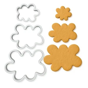 Juego de 3 cortadores de galletas para salpicaduras de pintura (2,5", 3,5", 4,5") - Colores aleatorios - Imagen 1 de 7