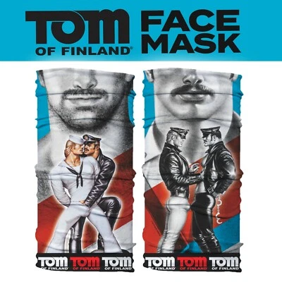 Tom of Finland Mascarilla Bandana (Gay, Pantalones de Cuero, Rizado, Polaina de Cuello, Bufanda) Foto 1 de 4