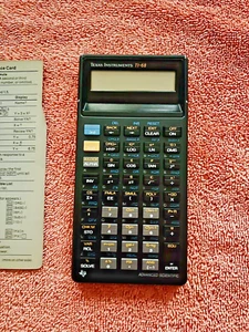 Texas Instruments TI-68 Advanced Scientific Calculator & case TESTED WORKS 1989. - Picture 1 of 7