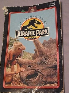 The Dinosaurs of Jurassic Park All Aboard Reading Booklet c.1993 dinosaurs film  - Bild 1 von 5
