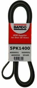 Bando 5PK1400 Serpentine Belt Drive Fits 12-17 Chevrolet Cruze, 16 Cruze Limited - Picture 1 of 5