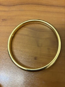 MILOR 14k Resin Yellow Gold Ladies Bangle Bracelet - Picture 1 of 6