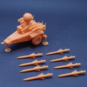 Kit modellino missile difesa aerea Rapier britannico stampato in 3D 1/72/87/144 - Foto 1 di 4