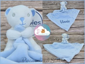 Personalised Baby Comforter Teddy Snuggle Blanket Christening Gift Baby Gift - Picture 1 of 4