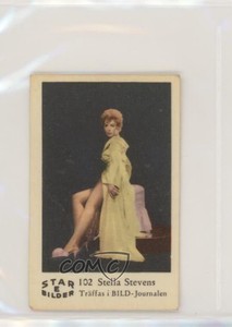 1962 Dutch Gum Star Bilder E Food Issue Stella Stevens #102 f5h
