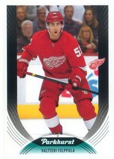 Valtteri Filppula 2020-21 UD Parkhurst Hockey Base Card #50 Detroit Red Wings