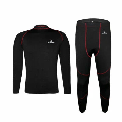 Winter Long Johns Set Women's / Men's Cycling Thermal Base Layer Underwear - Image 1 of 4