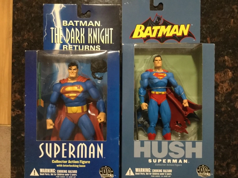 Экшн-фигурка DC Direct 6 дюймов Superman The Dark Knight and Superma Batman HUSH - Изображение 1 из 3