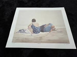 BEACHED , Limited Edition Lithographie. Signiert und nummeriert #327 von Jean L. Barton - Bild 1 von 7