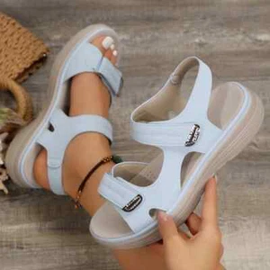 Women Orthopedic Open Toe Sandals Arch Support Flats Summer Beach Slippers Shoes - Picture 1 of 29