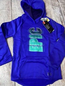 Under Armour Youth XS (7) Epic Purple Hoodie Hooded Sweatshirt NEW  - Picture 1 of 1