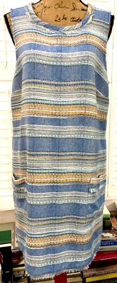 Vestido recto tejido Anthropologie Akemi + Kin sin mangas bolsillos para mujer talla 16 Foto 1 de 4