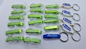 Lot of Vintage Bud Light / Bud Dry / Bud Light Lime Beer Bottle Opener Keychains - Picture 1 of 7