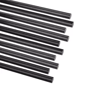 Aste in fibra di carbonio 200.300,400,500x1-5 mm 10 pz per aereo radiocomandato fai da te artigianato - Foto 1 di 6