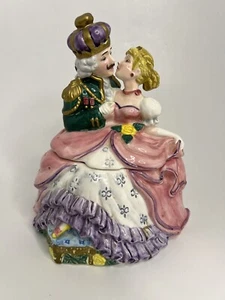Vintage 1995 Fitz & Floyd Cinderella and Prince Charming Cookie Jar - Bild 1 von 9
