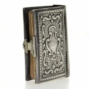 Rare & Important Silver Binded Miniature Hebrew Prayer Book Venice Italy 1731 - Picture 1 of 4