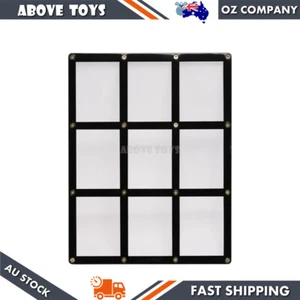Ultra Pro 9 Card Black Border Screw Screwdown Standard Card Holder Display Frame - Bild 1 von 1