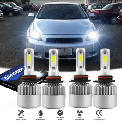 Para For Scion tC 2005-2010 2011 2012 2013 Bombilla de Faro LED Luz alta / baja Foto 1 de 4