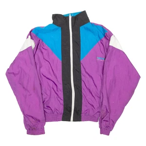 CHEROKEE SPORTS Giacca donna conchiglia viola nylon colorblock S - Foto 1 di 6
