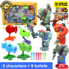 Plants vs Zombies Action Figure Toys Gift Set Kids Toy Amine Zombie Figures Game