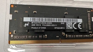 2x 4GB RAM aus Apple MacMini 2018 (4GB 1RX16 PC4-2666V-SC0-11) - Bild 1 von 3