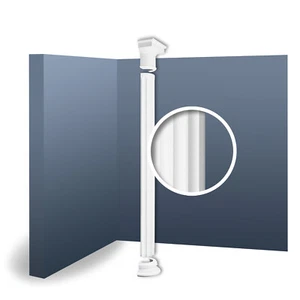 Orac Decor KD5H LUXXUS Juego de semicolumnas pared estuco columna relieve antiguo 2,42 m - Imagen 1 de 4