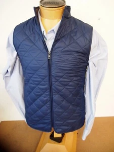 Peter Millar Youth Essex Quilted Vest NWT Small $180 Navy Blue - Picture 1 of 12