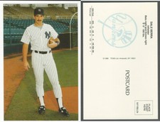1985 TCMA Baseball, New York Yankees Postcard, Dale Berra