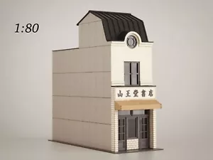 Kit de construcción de arquitectura de cartelera de librería Baiodo escala 1:80 HO/J diorama H0 - Imagen 1 de 9