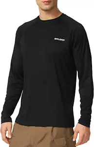 Men'S Sun Protection Shirts UV SPF UPF 50+ Long Sleeve Rash Guard Fishing Runnin - Picture 1 of 12