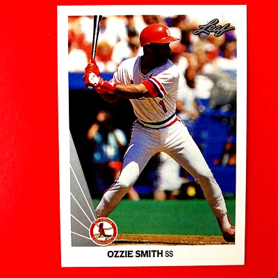 Ozzie Smith 1990 Leaf Card #142 MLB St.Louis Cardinals - Image 1 of 2