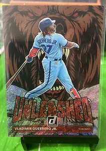 2022 Donruss Baseball Vladimir Guerrero Jr. Unleashed Rapture UL-7, Blue Jays