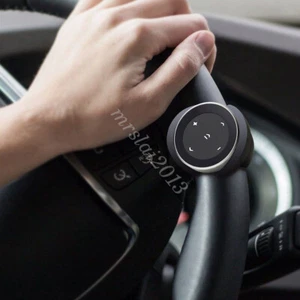 Car Wireless Media Multimedia Remote Control Button Steering Wheel Bike Mount - Picture 1 of 13