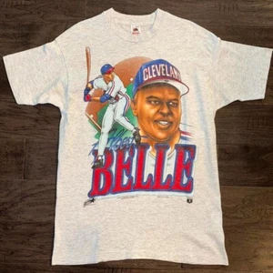 90s albert belle cleveland indians shirt mlb reprint unisex shirt AN47872 - Picture 1 of 2
