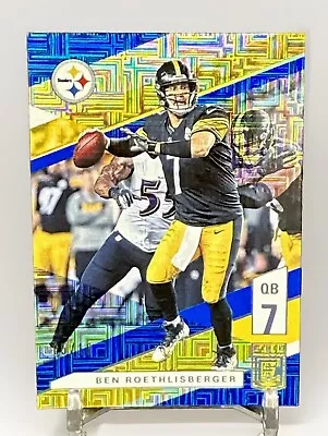 Donruss Elite Gold MOJO 2019 Ben Roethlisberger SP 5/10 #5 Big Ben Steelers Foto 1 de 3