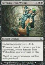 4 Screams from Within - LP - Darksteel - mtg - 4x x4